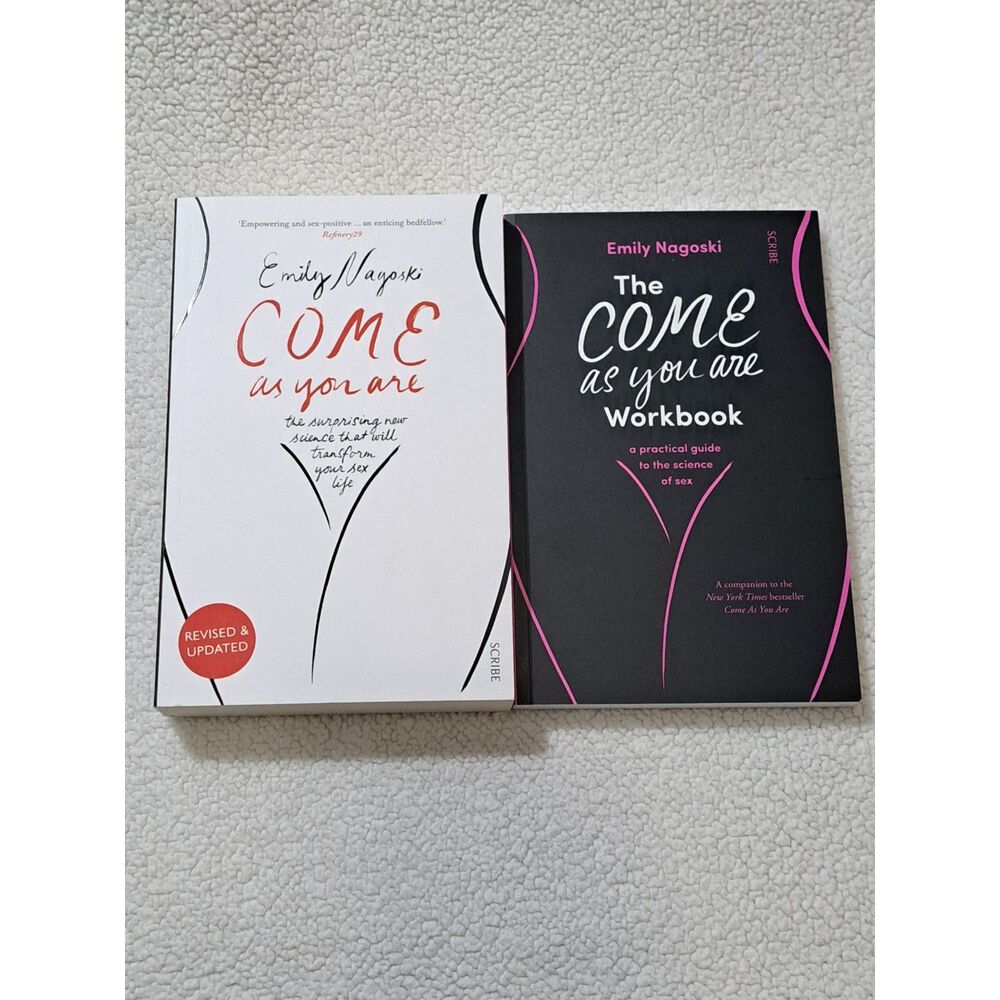 Come As You Are Revised Updated & The Workbook Emily Nagoski 2 Book Lot Scribe